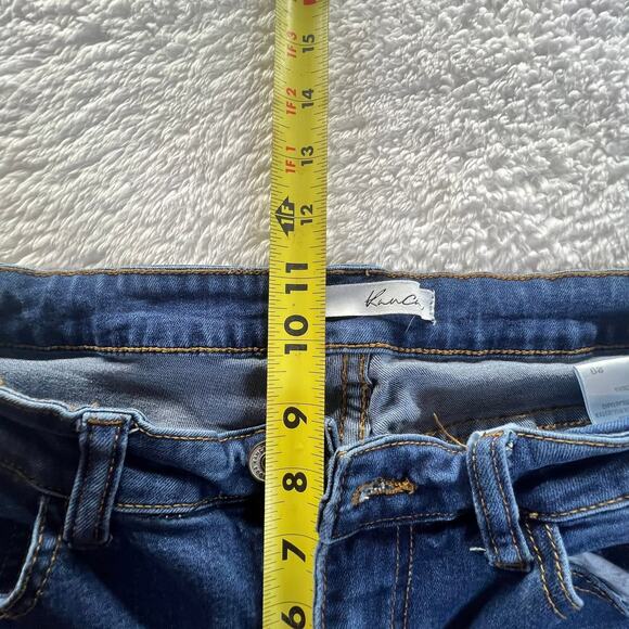 KANCAN Womens Mid Rise Skinny Blue Denim Stretch Jeans Estilo Los Angeles 11/29 - Picture 7 of 8